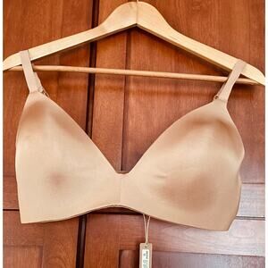 Skims Wireless Form Lightly Lined Bra Ochre Size 38D